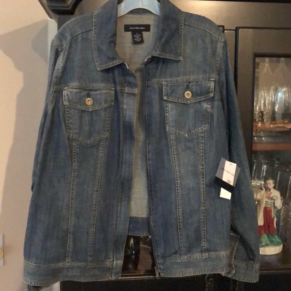 NEW Calvin Klein jean jacket